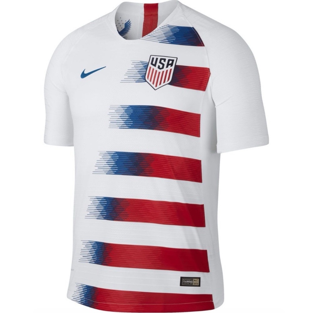 Nike United States 2018 Home Match Vaporknit Jersey Kit 893901-100 (White/Red)